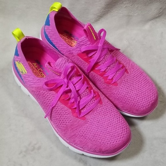 Skechers | Shoes | Skechers Air Cool Memory Foam Nwot Hot Pink | Poshmark